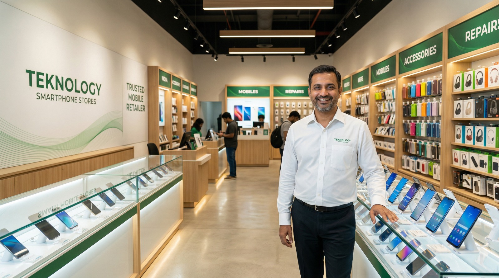 Indian mobile phone shop